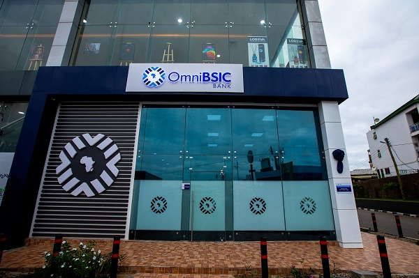 The exterior of the relocated branch at the Atlantic Mall at Atomic Junction, Accra