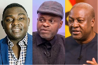 L-R: Kevin Taylor, Martin Kpebu and President John Dramani Mahama