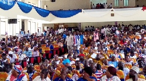 Some delegates at a venue of the NPP regional executive elections