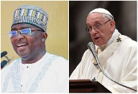 Dr. Mahamudu Bawumia and Pope Francis