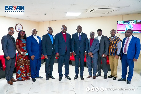 Dr Bryan Acheampong visited the Moderator & some members of the General Council of the Presby Church