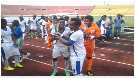 Ampem Darkoa Ladies successfully defend their National Women's League title