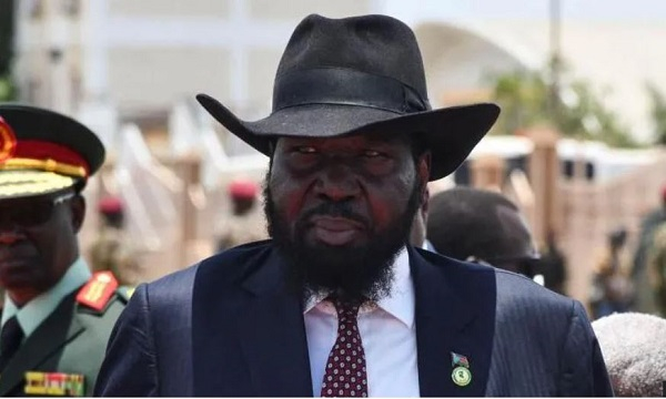 South Sudan's President Salva Kiir in Juba
