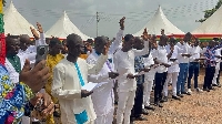 The inauguration ceremony of assembly members of Ellembelle District