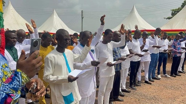 The inauguration ceremony of assembly members of Ellembelle District