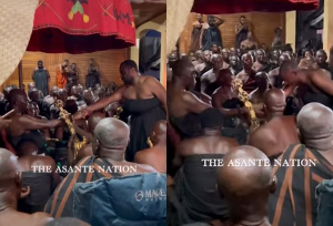 The Worawora and Bechem chiefs swore the Ntamkese before the Asantehene