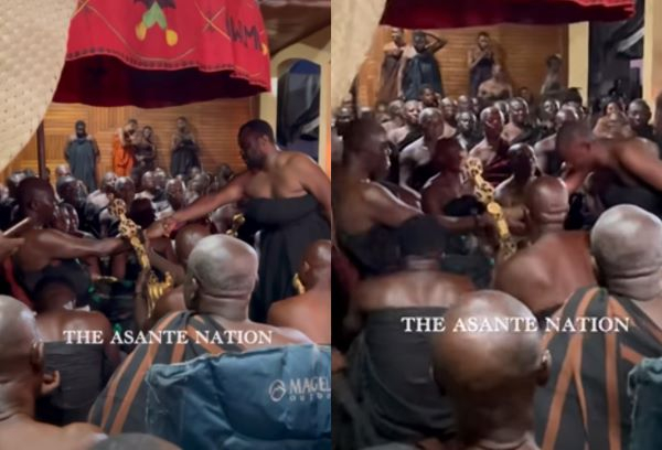 The Worawora and Bechem chiefs swore the Ntamkese before the Asantehene