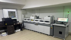 One of the modern card printer procured for DVLA for effective service delivery