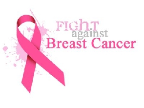 October is noted as the world breast cancer awareness month