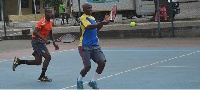 Cedric and Shaibu won the men's doubles