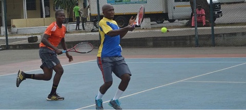 Cedric and Shaibu won the men's doubles