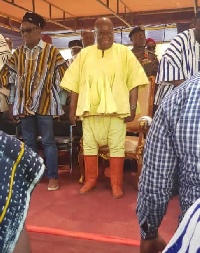 President Nana Addo Dankwa Akufo-Addo in his colorful fugu