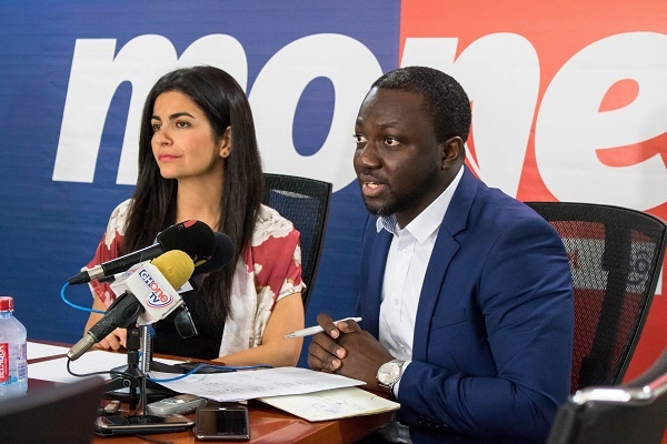 L-R CEO of AirtelTigo Roshi Motman and Director of AirtelTigo Edmund Bawuah