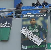 Sassuolo fans have eulogised Kevin-Prince Boateng