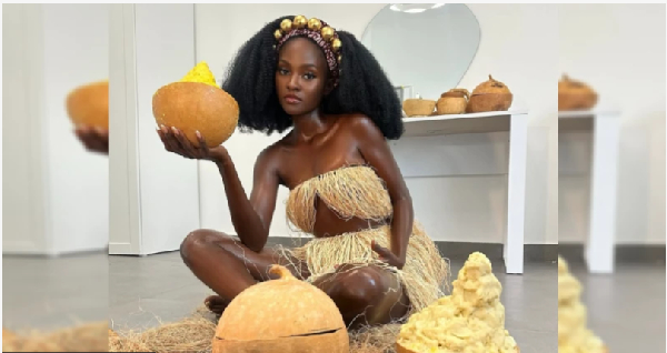Hamamat be model and former beauty queen wey dey use culture and natural product to promote Africa