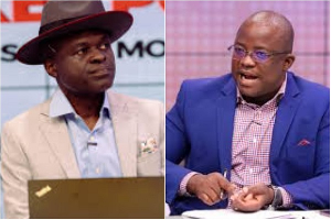 Martin Kpebu (L) was slammed by Dr Zaato (R) for claiming that former President Akufo-Addo is corrup