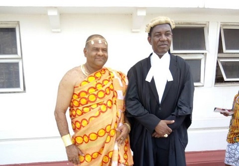 Nana Oseadeayo Akumfi IV succeeded the late Osabarima Dotobibi Takyia-Ameyaw as paramount chief