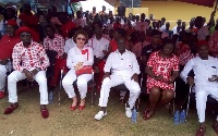 Dr. Nduom and other party members at launch of the campaign for the PPP MP aspirant of the area