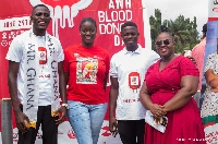 In all over 30 workers and volunteers donated blood to the national blood bank