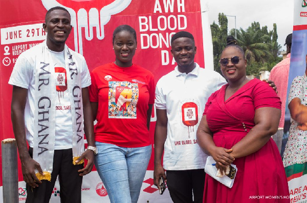 In all over 30 workers and volunteers donated blood to the national blood bank