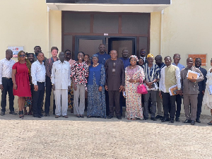 Participants in a group photograph