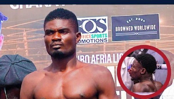 Isaac Commey, Ghanaian boxer