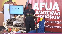 The Ghanaian seeking to break sing-a-thon record, Afua Asantewaa