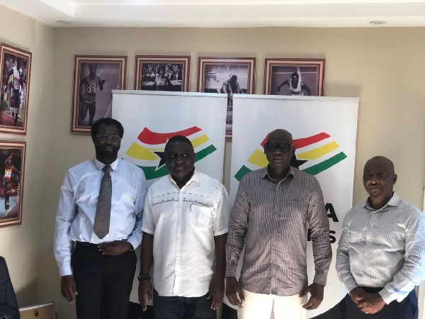 A photo of the newly inaugurated Ghana Athletics' Finance Committee