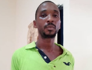 The suspect, Samuel Udoetuk
