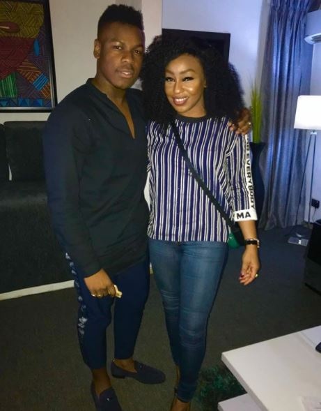 John Boyega and Nollywood actress Rita Dominic