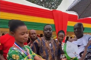 St Louis female athlete Gaza awarded for excelling at the Super Zonals