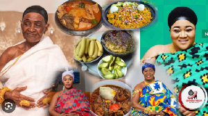 Watch as Asanteman queen mothers display cooking skills and showcase traditional dishes in style