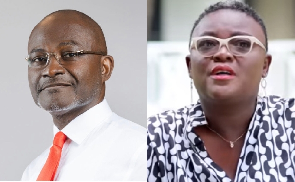 Ken Agyapong and Nana Yaa Brefo