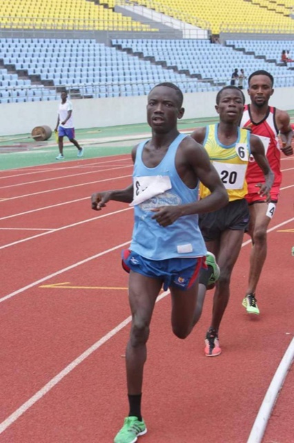 Matthew Vicuba Nantiere, winner of the 2018 Kwahu Easter Mountain Marathon