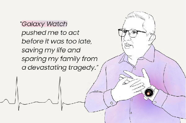 The Galaxy Watch Series has a health feature that can help save lives