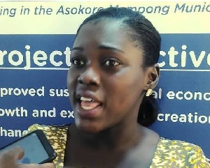 Madam Esther Matey, Project Coordinator, NBU