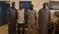 Photo of the four suspects arrested by the police