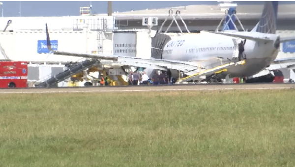 A United Airlines flight made an emergency landing in Memphis Wednesday after “severe turbulence”