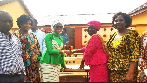 Hon Mariam says the donation was to help students to sit comfortably and learn very well