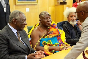 Former President Kufuor and Otumfuo Osei Tutu II