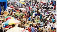 File of photo of a market square