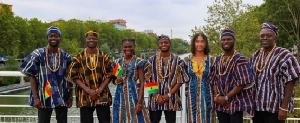 Team Ghana rocked fugu to the opening ceremony of Paris 2024