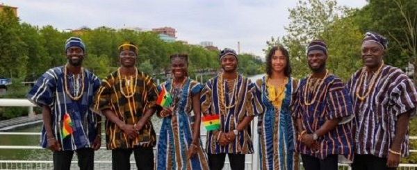 Team Ghana rocked fugu to the opening ceremony of Paris 2024