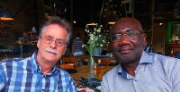 Scientist Johan Van Dongen and Joel Savage