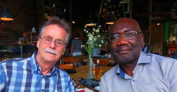 Scientist Johan Van Dongen and Joel Savage