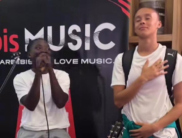 Princess and Chantelle (captured here) led the karaoke session after the game