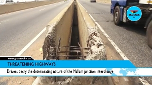 Drivers, residents want govt to fix the Mallam Interchange before further deterioration