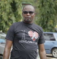Charles Osei Asibey, President of the Ghana Armwrestling Federation