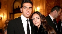Kaka and his ex-wife Caroline Celico