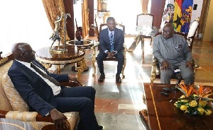 President Akufo Addo in talks with a delegation from Guinea bissau